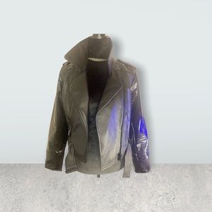 🌹Kensie Black Sexy Liquid Leather Jacket